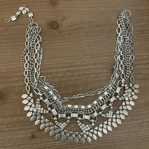Silver Stella & Dot Necklace